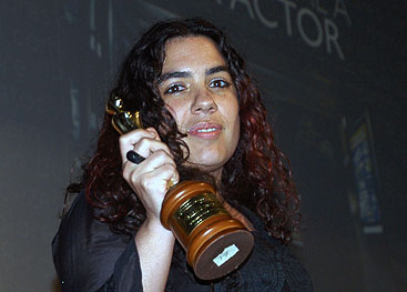 Iria Gómez, premiada por 'Asalto al cine'